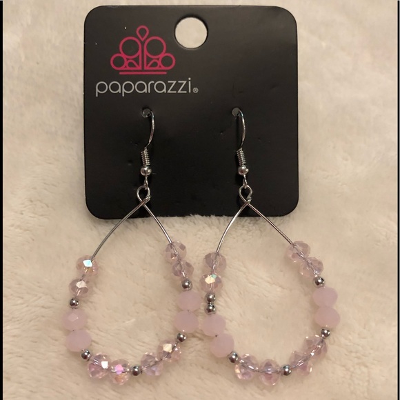 Paparazzi Wink Wink pink earrings